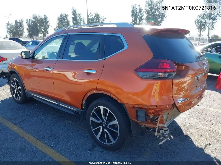 5N1AT2MT0KC721816 2019 Nissan Rogue Sl
