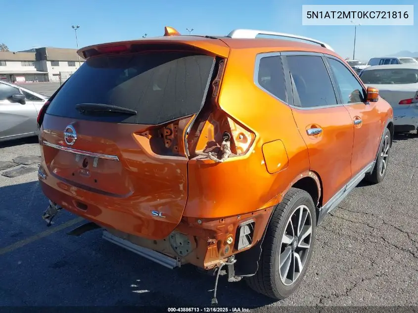 5N1AT2MT0KC721816 2019 Nissan Rogue Sl
