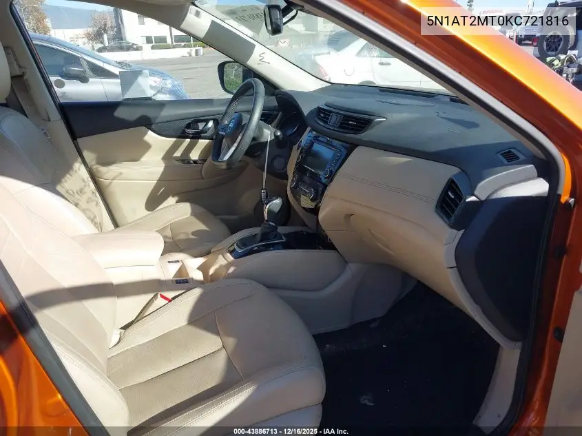 5N1AT2MT0KC721816 2019 Nissan Rogue Sl