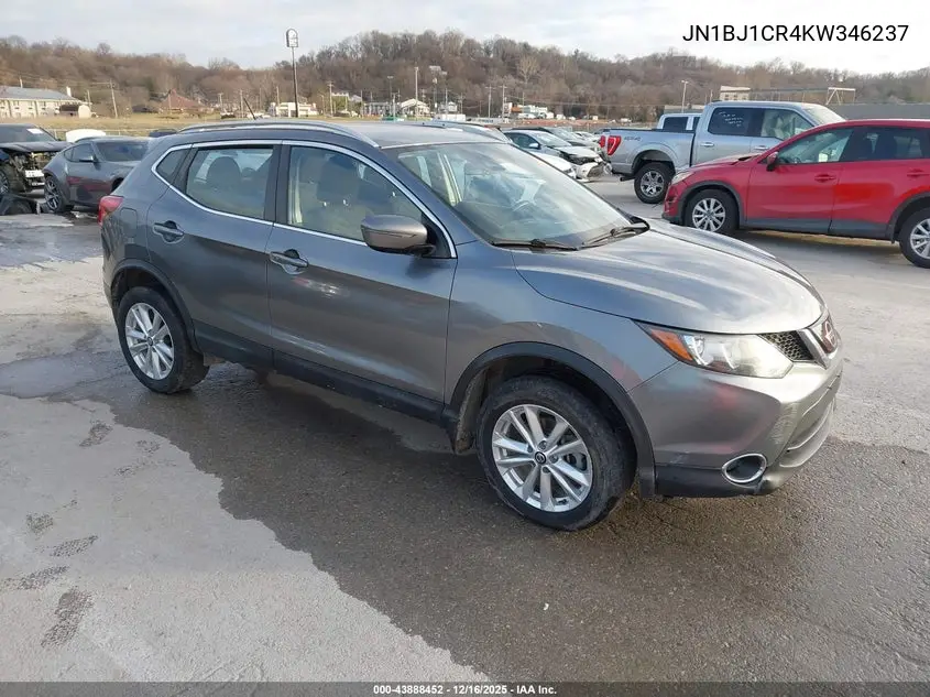 JN1BJ1CR4KW346237 2019 Nissan Rogue Sport Sv