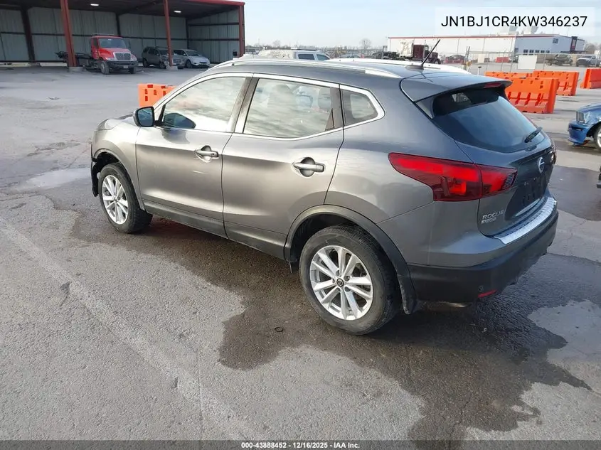 JN1BJ1CR4KW346237 2019 Nissan Rogue Sport Sv