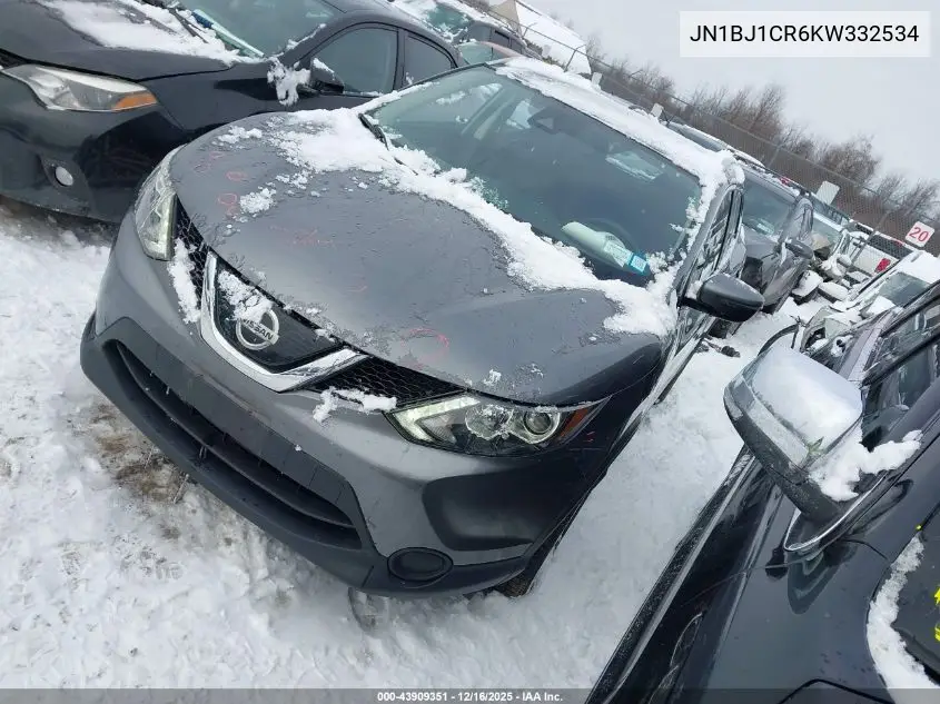 JN1BJ1CR6KW332534 2019 Nissan Rogue Sport Sv