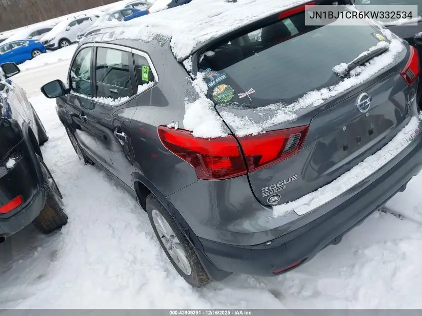 JN1BJ1CR6KW332534 2019 Nissan Rogue Sport Sv