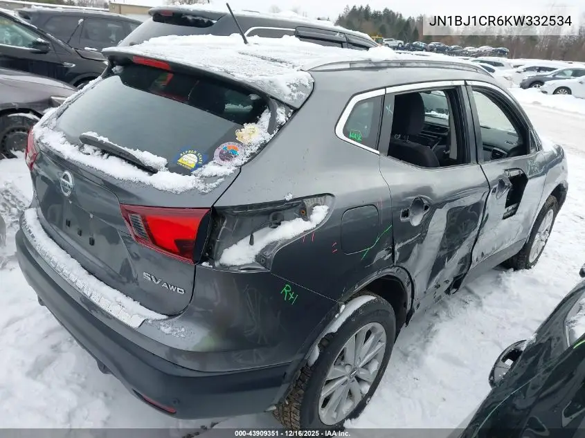 JN1BJ1CR6KW332534 2019 Nissan Rogue Sport Sv