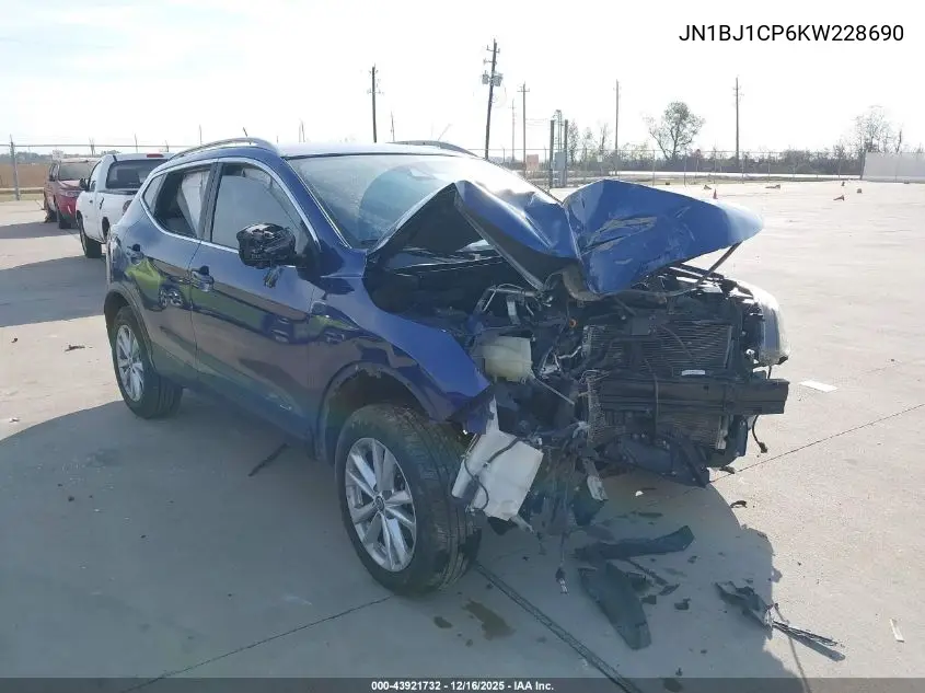 JN1BJ1CP6KW228690 2019 Nissan Rogue Sport Sv