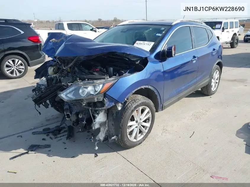 JN1BJ1CP6KW228690 2019 Nissan Rogue Sport Sv