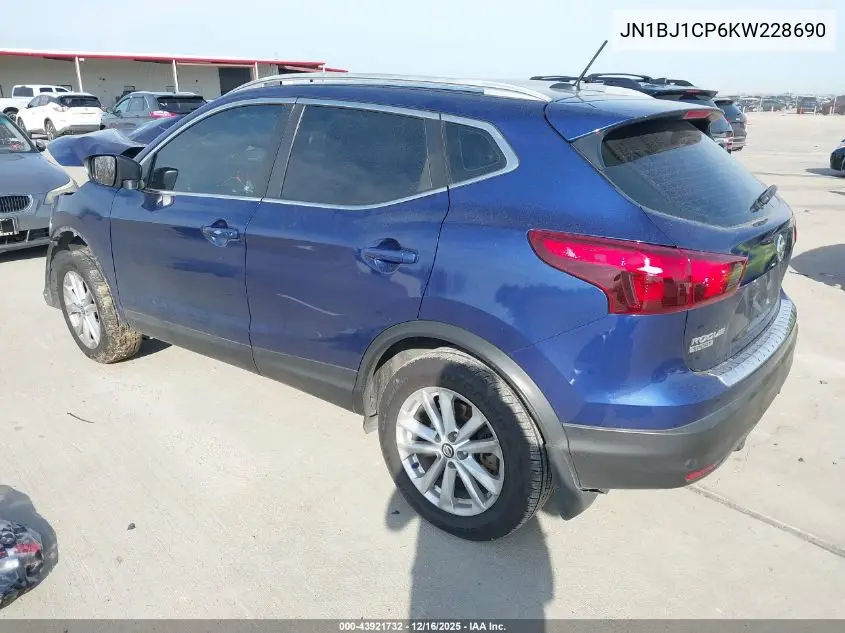 JN1BJ1CP6KW228690 2019 Nissan Rogue Sport Sv