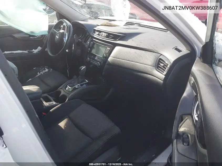 JN8AT2MV0KW388607 2019 Nissan Rogue Sv
