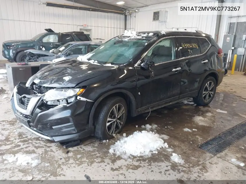 5N1AT2MV9KC773267 2019 Nissan Rogue Sv