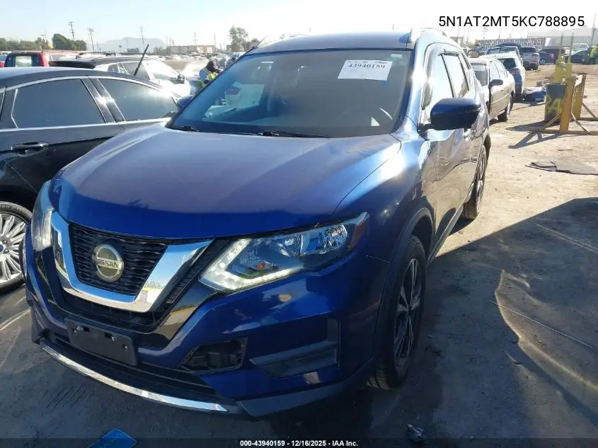 5N1AT2MT5KC788895 2019 Nissan Rogue Sv