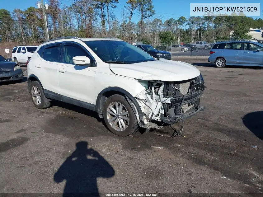 JN1BJ1CP1KW521509 2019 Nissan Rogue Sport Sv