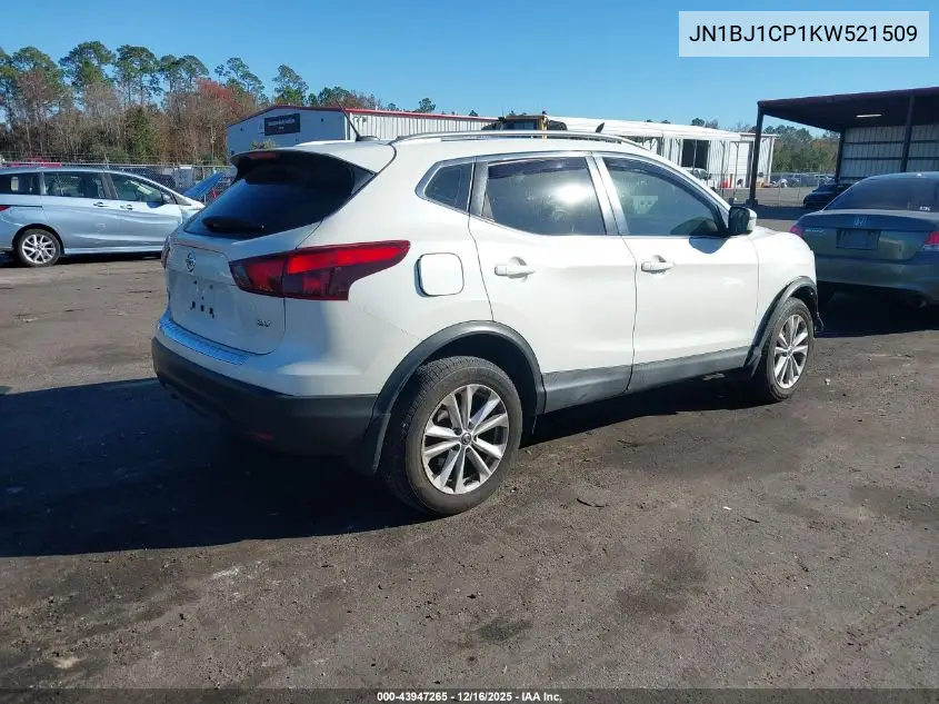 JN1BJ1CP1KW521509 2019 Nissan Rogue Sport Sv