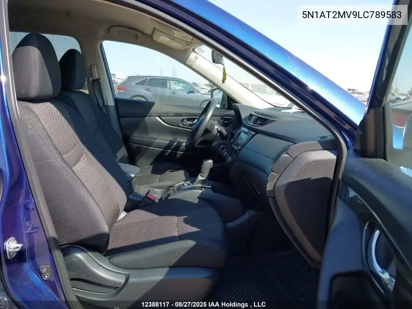 5N1AT2MV9LC789583 2020 Nissan Rogue S/Sl/Sv