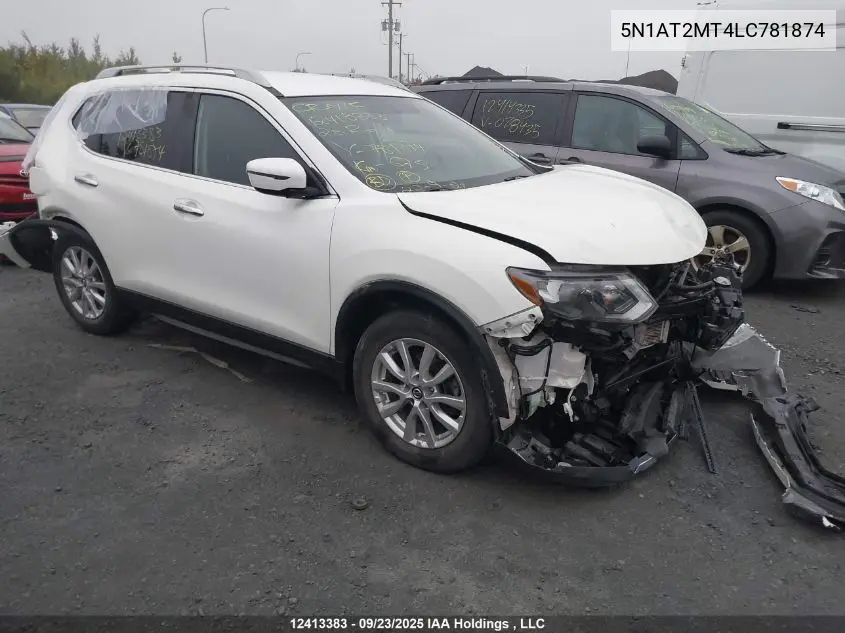 5N1AT2MT4LC781874 2020 Nissan Rogue S/Sl/Sv