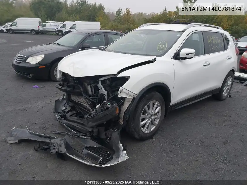 5N1AT2MT4LC781874 2020 Nissan Rogue S/Sl/Sv