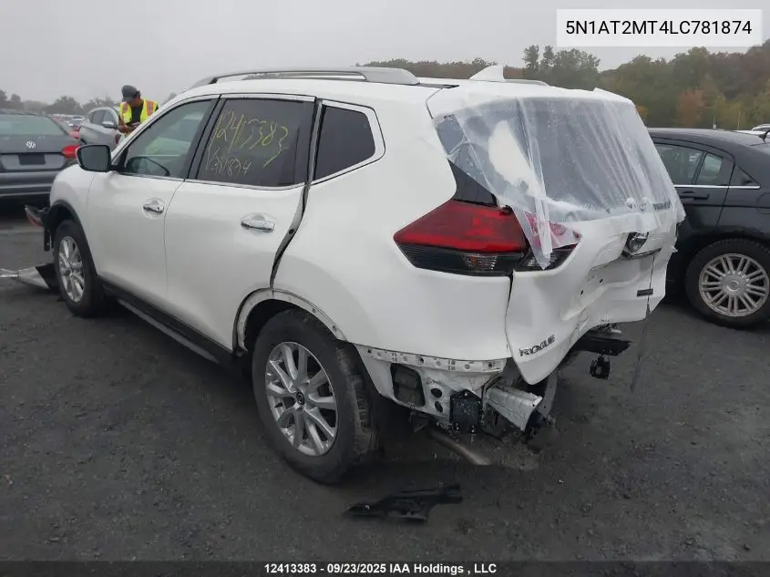 5N1AT2MT4LC781874 2020 Nissan Rogue S/Sl/Sv