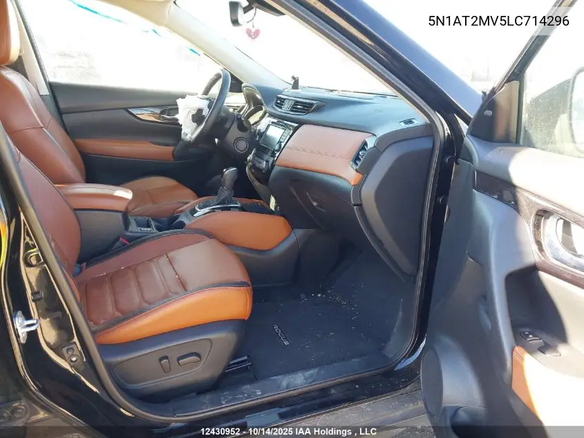 5N1AT2MV5LC714296 2020 Nissan Rogue S/Sl/Sv