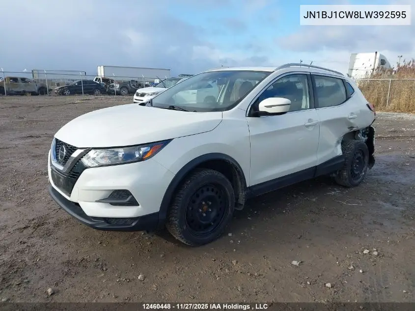 JN1BJ1CW8LW392595 2020 Nissan Rogue Sport S/Sv/Sl