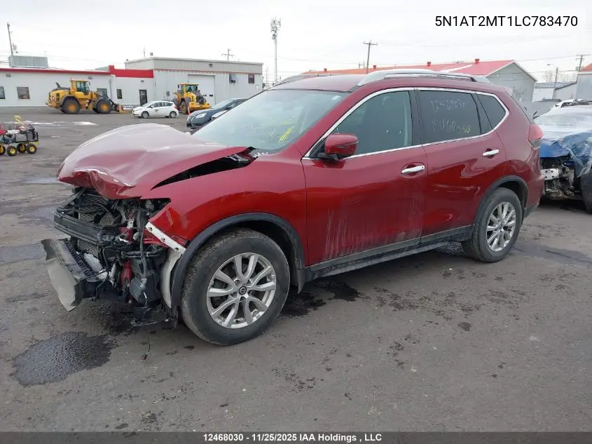 5N1AT2MT1LC783470 2020 Nissan Rogue S