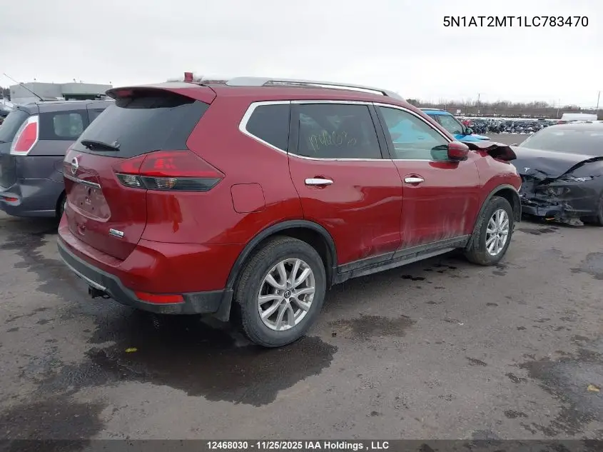 5N1AT2MT1LC783470 2020 Nissan Rogue S