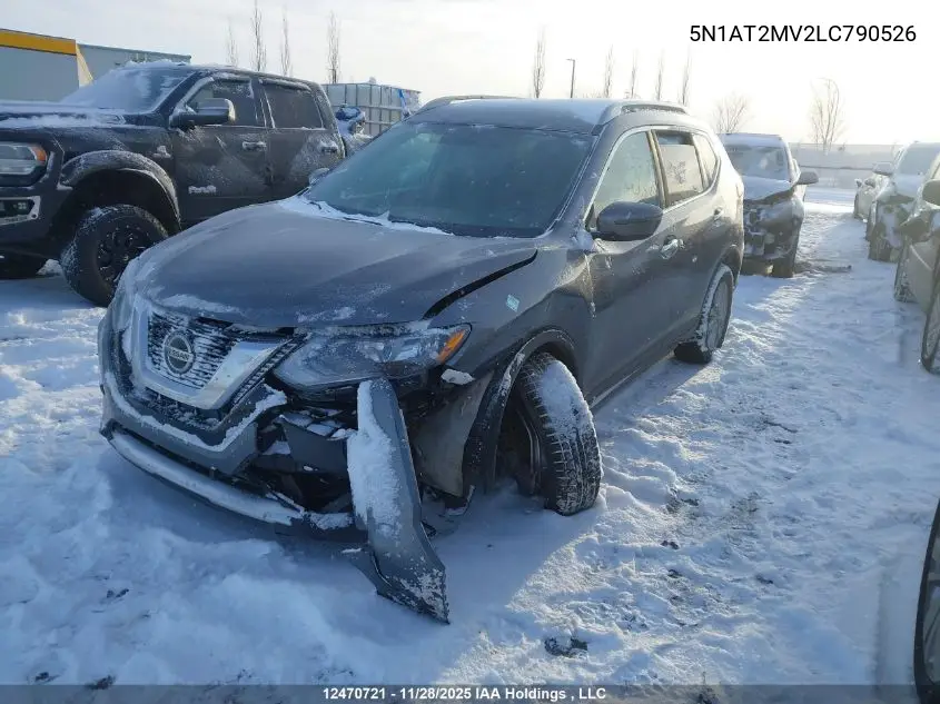 5N1AT2MV2LC790526 2020 Nissan Rogue S/Sl/Sv