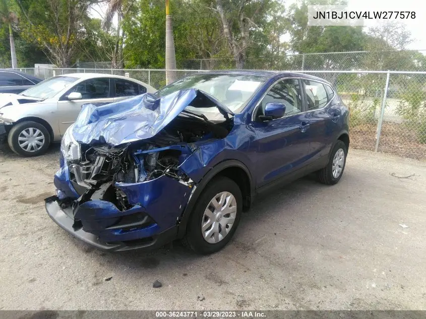 JN1BJ1CV4LW277578 2020 Nissan Rogue Sport S Fwd Xtronic Cvt