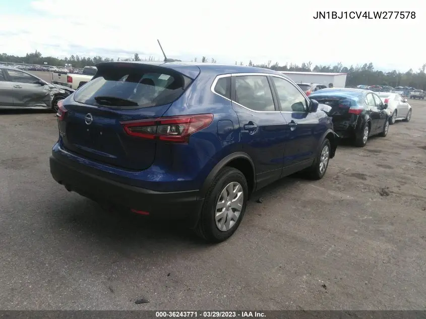 JN1BJ1CV4LW277578 2020 Nissan Rogue Sport S Fwd Xtronic Cvt