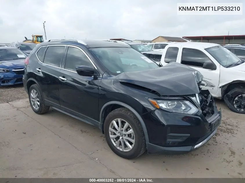 KNMAT2MT1LP533210 2020 Nissan Rogue S Fwd