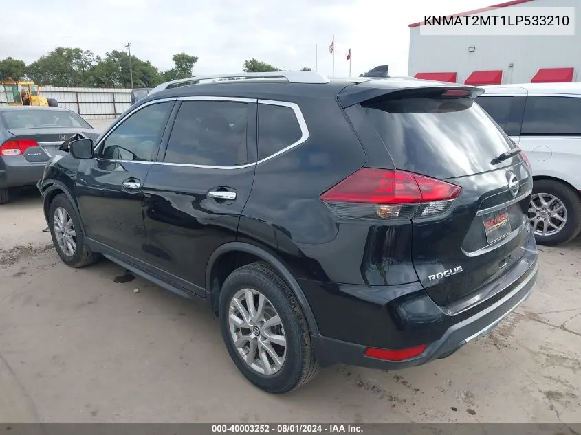 KNMAT2MT1LP533210 2020 Nissan Rogue S Fwd