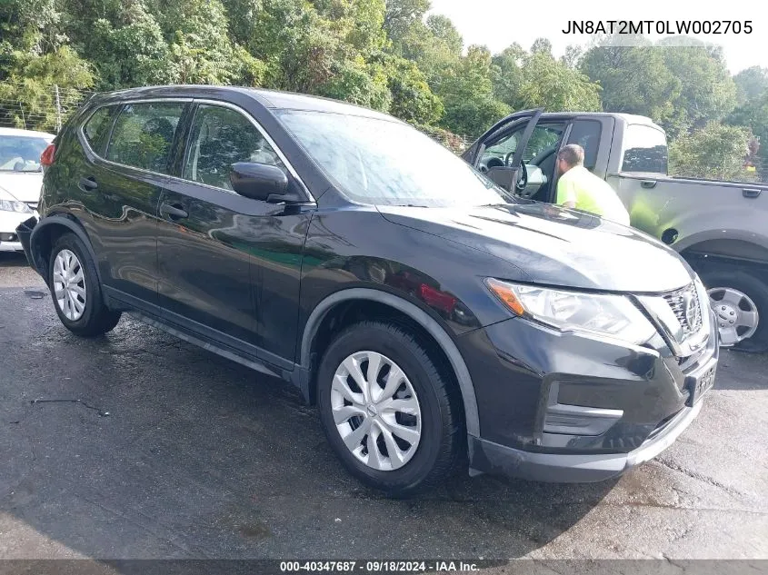 2020 Nissan Rogue S Fwd VIN: JN8AT2MT0LW002705 Lot: 40347687