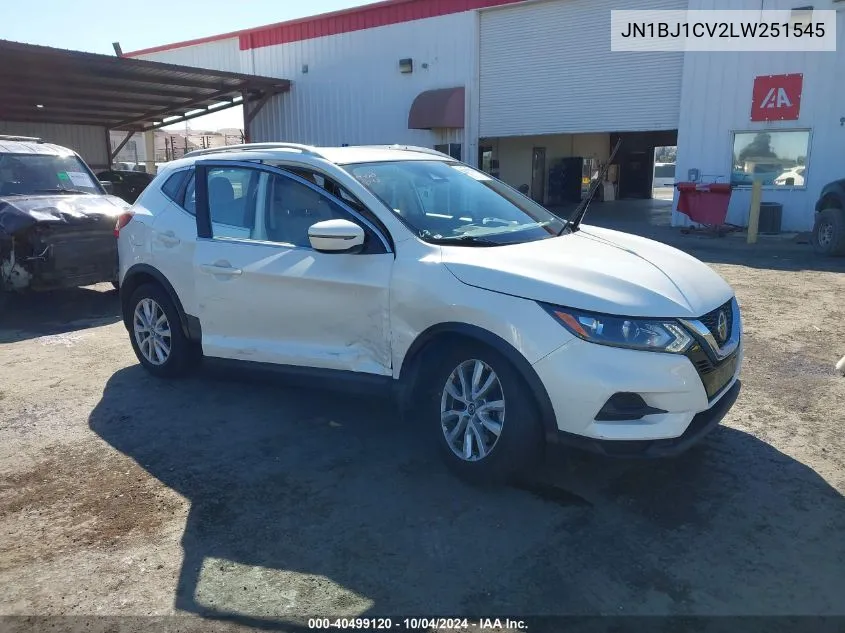 JN1BJ1CV2LW251545 2020 Nissan Rogue Sport Sv Fwd Xtronic Cvt