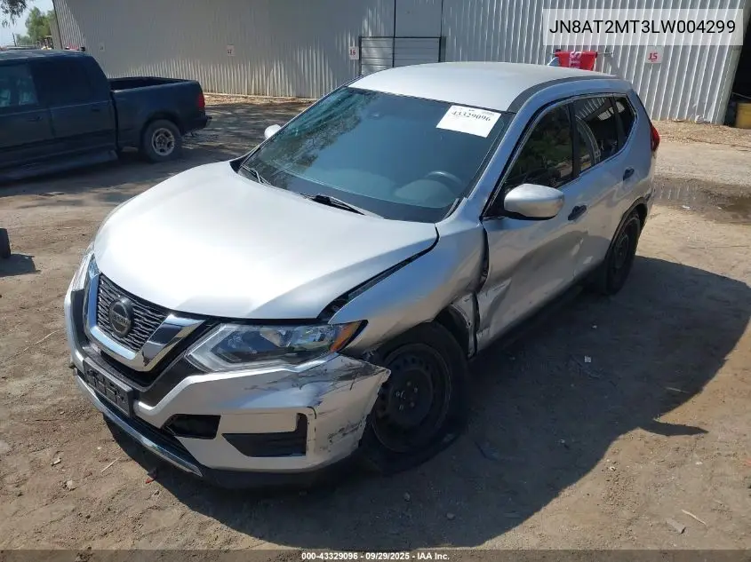 JN8AT2MT3LW004299 2020 Nissan Rogue S Fwd