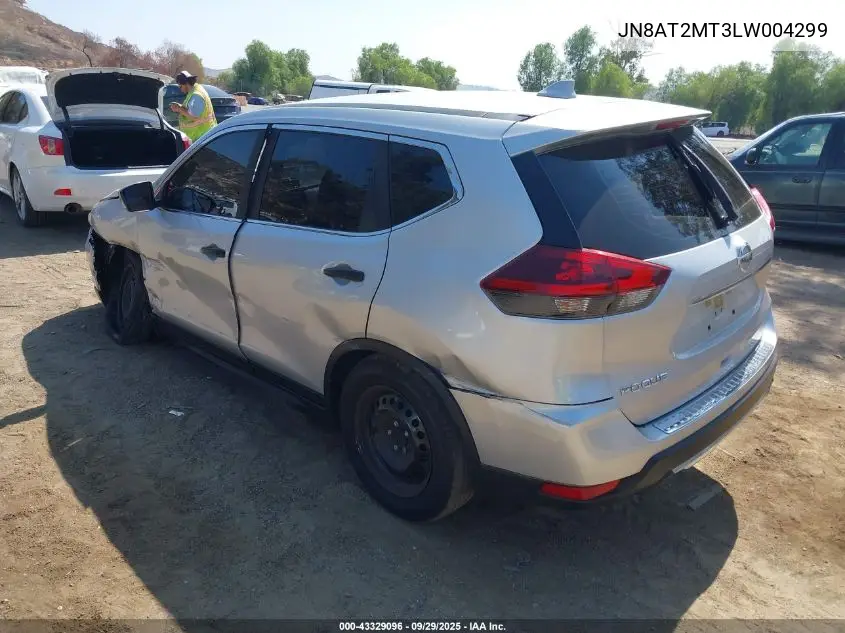 JN8AT2MT3LW004299 2020 Nissan Rogue S Fwd