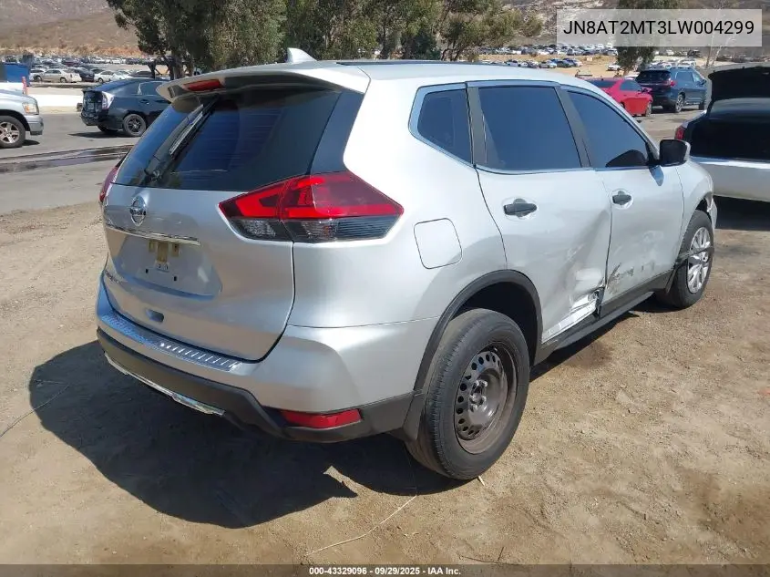 JN8AT2MT3LW004299 2020 Nissan Rogue S Fwd