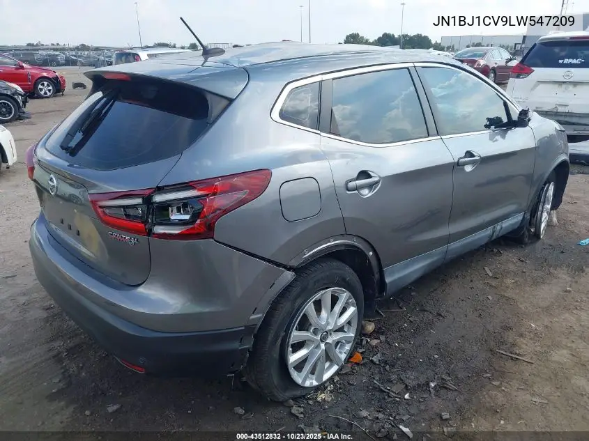 JN1BJ1CV9LW547209 2020 Nissan Rogue Sport S Fwd Xtronic Cvt