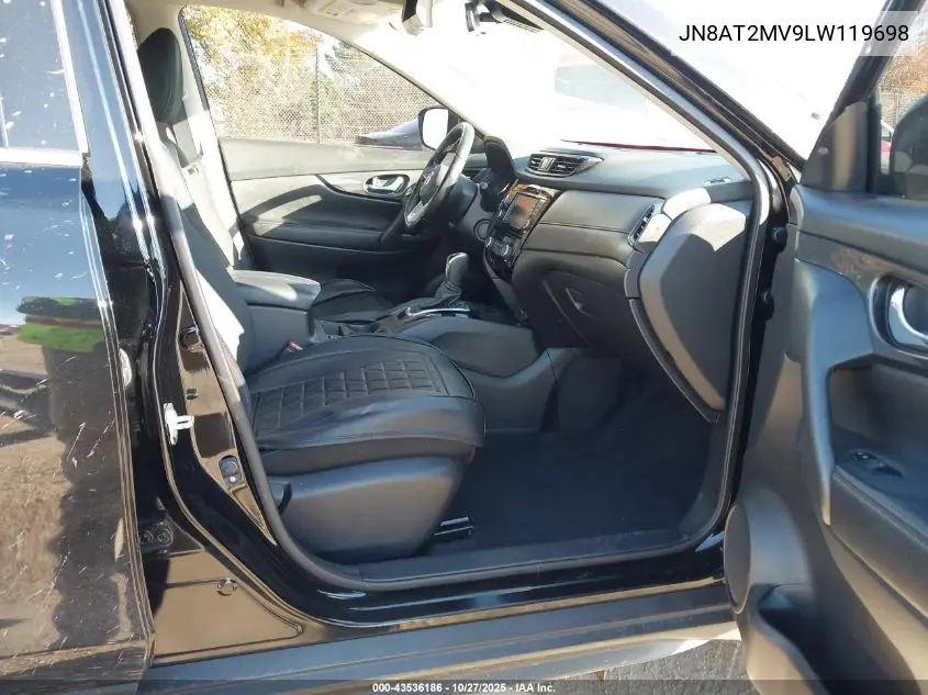 JN8AT2MV9LW119698 2020 Nissan Rogue Sv Intelligent Awd