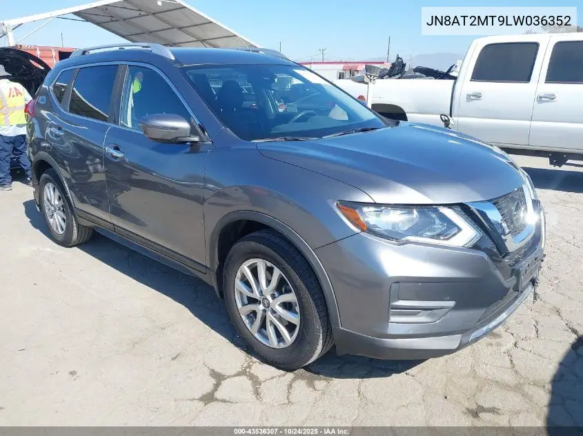 JN8AT2MT9LW036352 2020 Nissan Rogue Sv Fwd