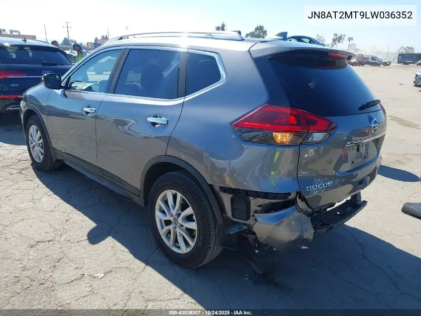 JN8AT2MT9LW036352 2020 Nissan Rogue Sv Fwd