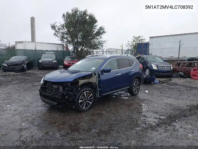 5N1AT2MV4LC708392 2020 Nissan Rogue Sl Intelligent Awd