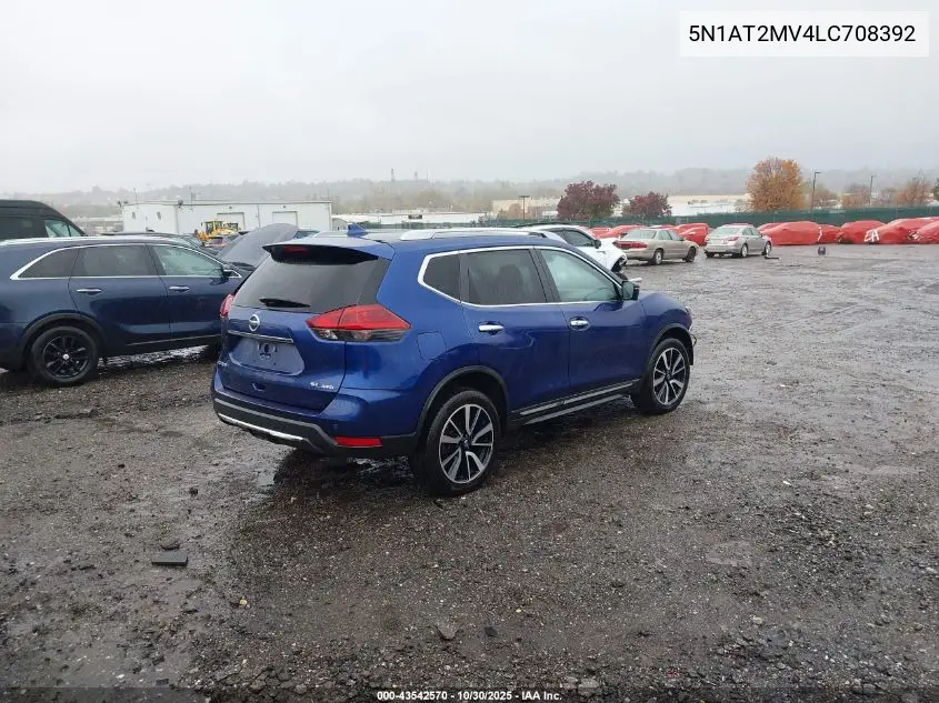 5N1AT2MV4LC708392 2020 Nissan Rogue Sl Intelligent Awd