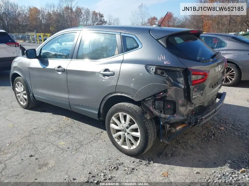 JN1BJ1CW8LW652185 2020 Nissan Rogue Sport S Awd Xtronic Cvt