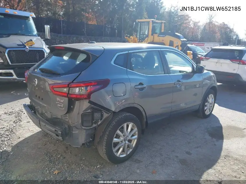 JN1BJ1CW8LW652185 2020 Nissan Rogue Sport S Awd Xtronic Cvt