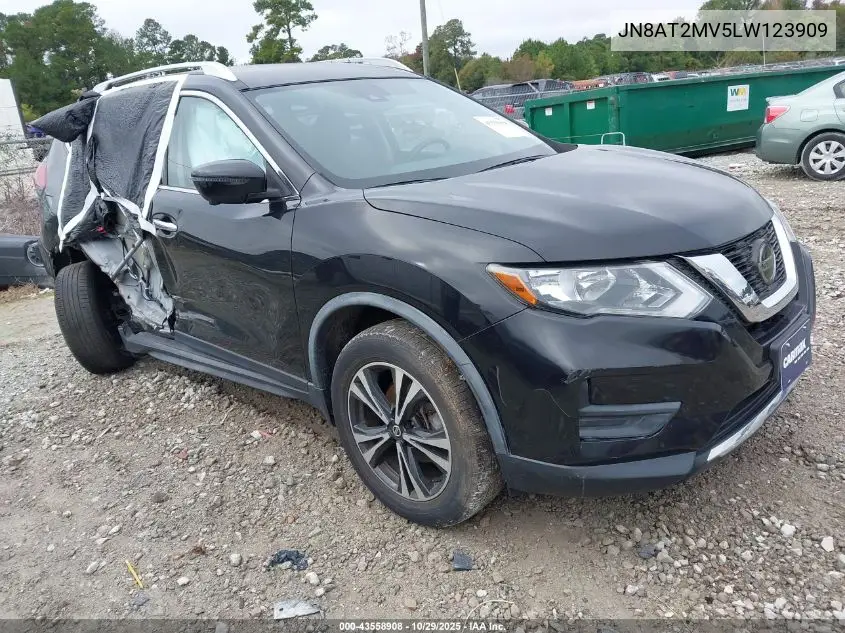 JN8AT2MV5LW123909 2020 Nissan Rogue Sv Intelligent Awd