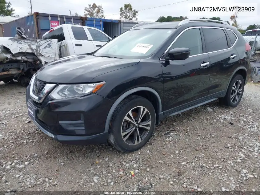 JN8AT2MV5LW123909 2020 Nissan Rogue Sv Intelligent Awd
