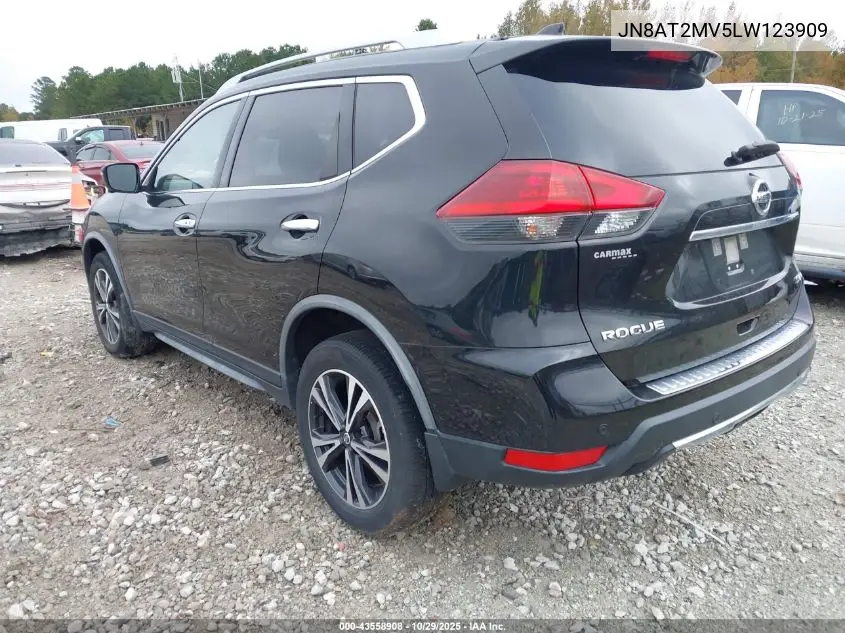 JN8AT2MV5LW123909 2020 Nissan Rogue Sv Intelligent Awd