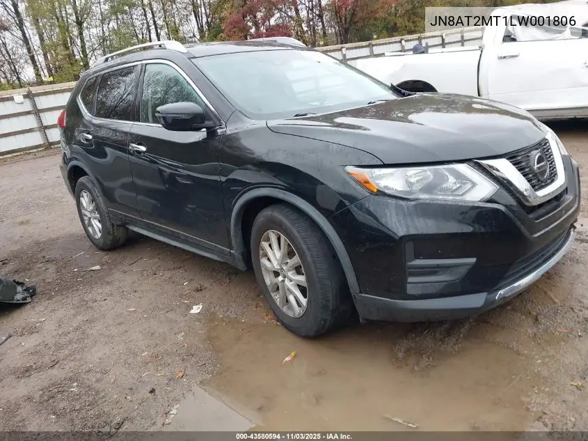 JN8AT2MT1LW001806 2020 Nissan Rogue Sv Fwd
