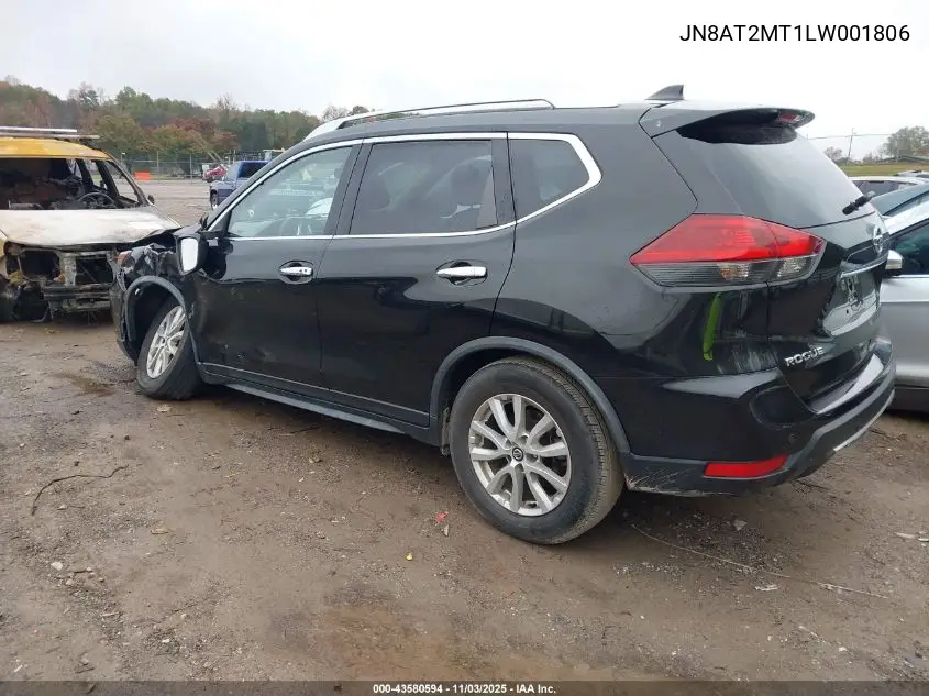 JN8AT2MT1LW001806 2020 Nissan Rogue Sv Fwd