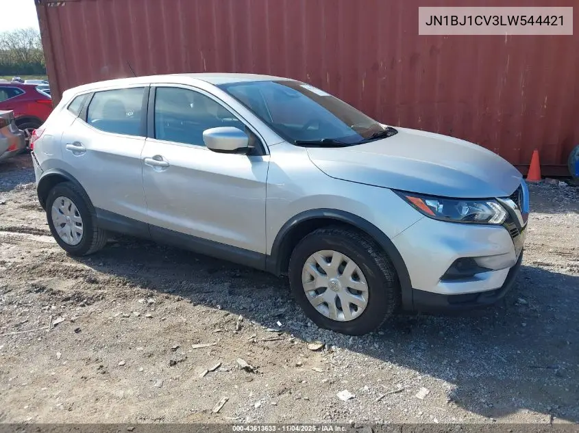 JN1BJ1CV3LW544421 2020 Nissan Rogue Sport S Fwd Xtronic Cvt