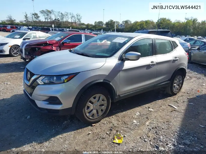 JN1BJ1CV3LW544421 2020 Nissan Rogue Sport S Fwd Xtronic Cvt