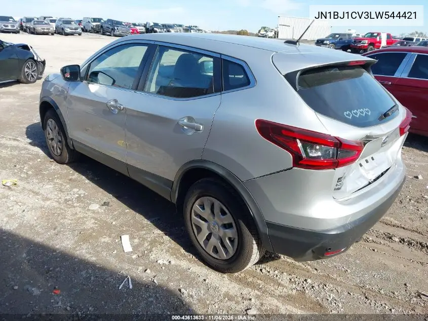 JN1BJ1CV3LW544421 2020 Nissan Rogue Sport S Fwd Xtronic Cvt